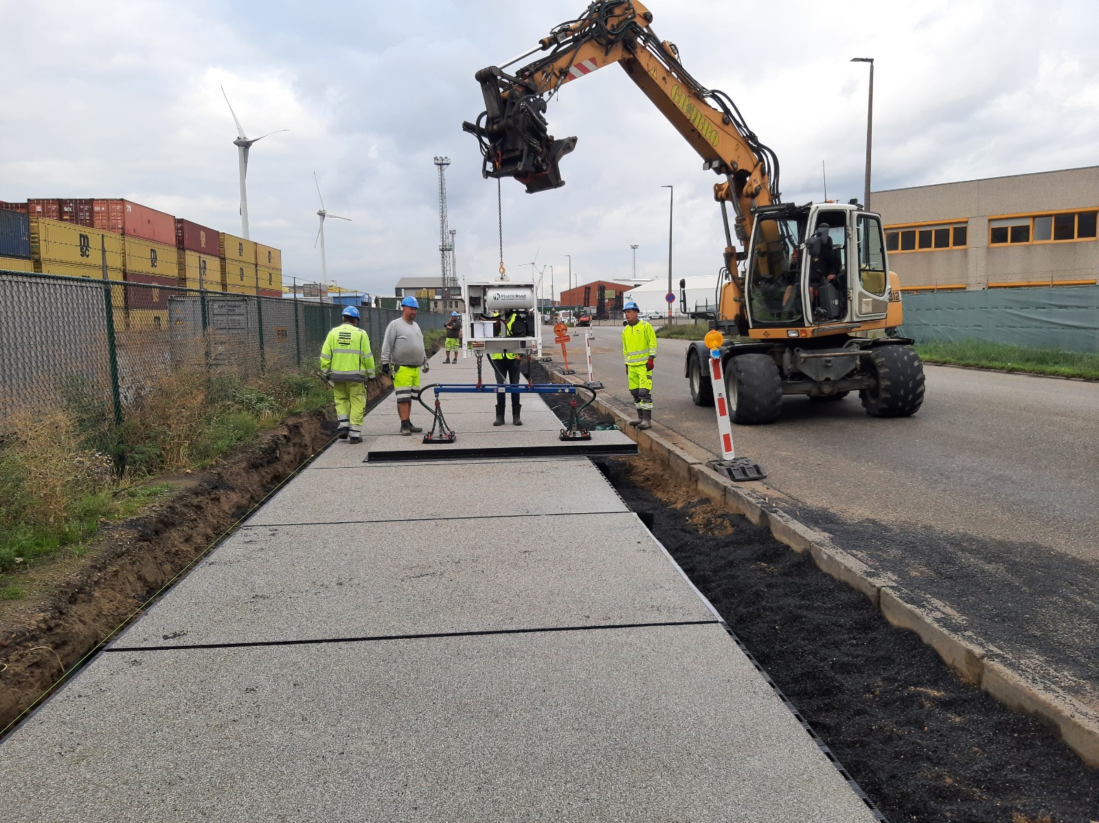 Aanleg circulair fietspad