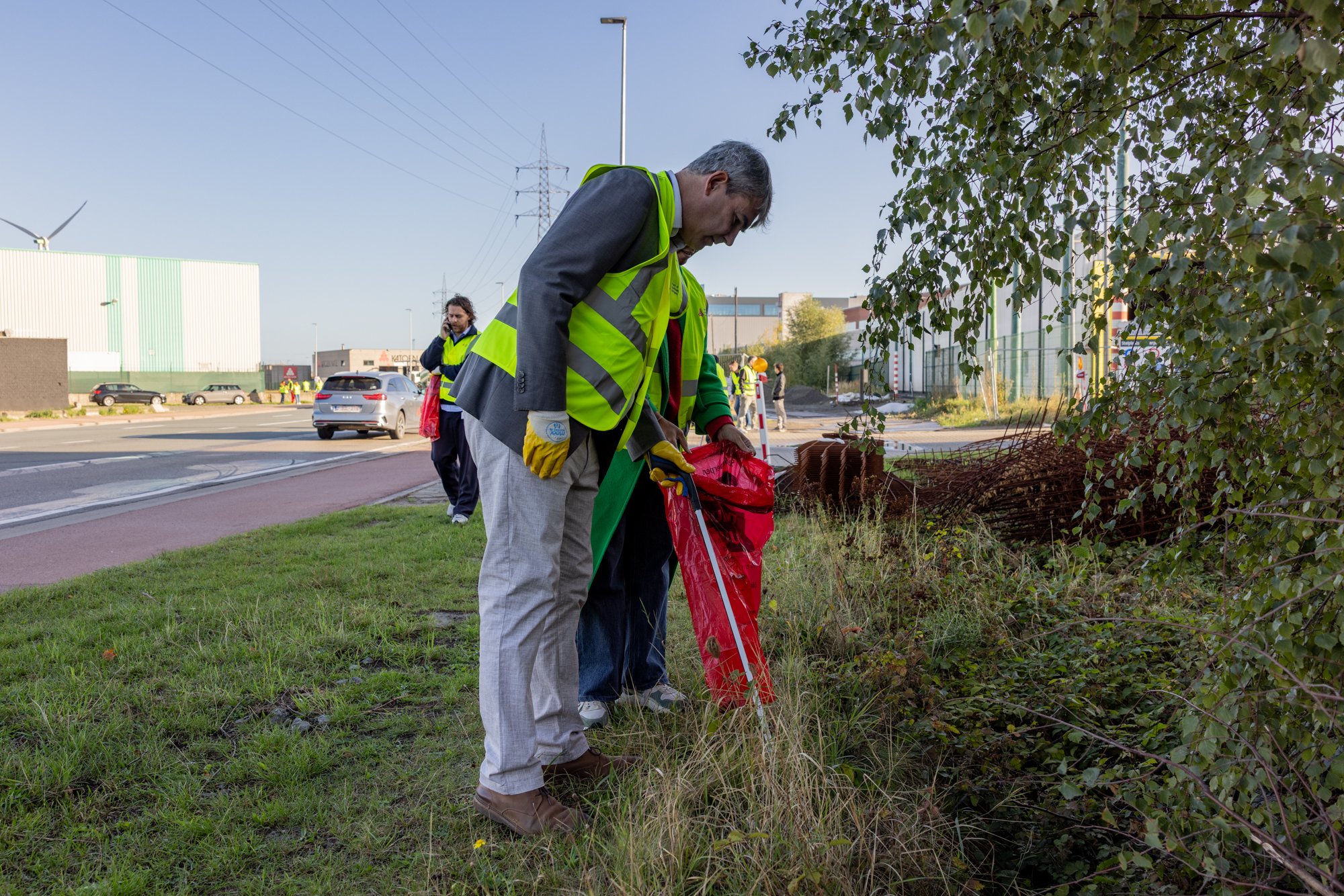 Kickoff van Port Cleanup 2025 met havenschepen Johan Klaps