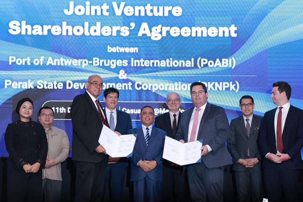 20231221_Port of Antwerp-Bruges International (PoABI) is to develop Malaysian port Lumut into a maritime hub_EN