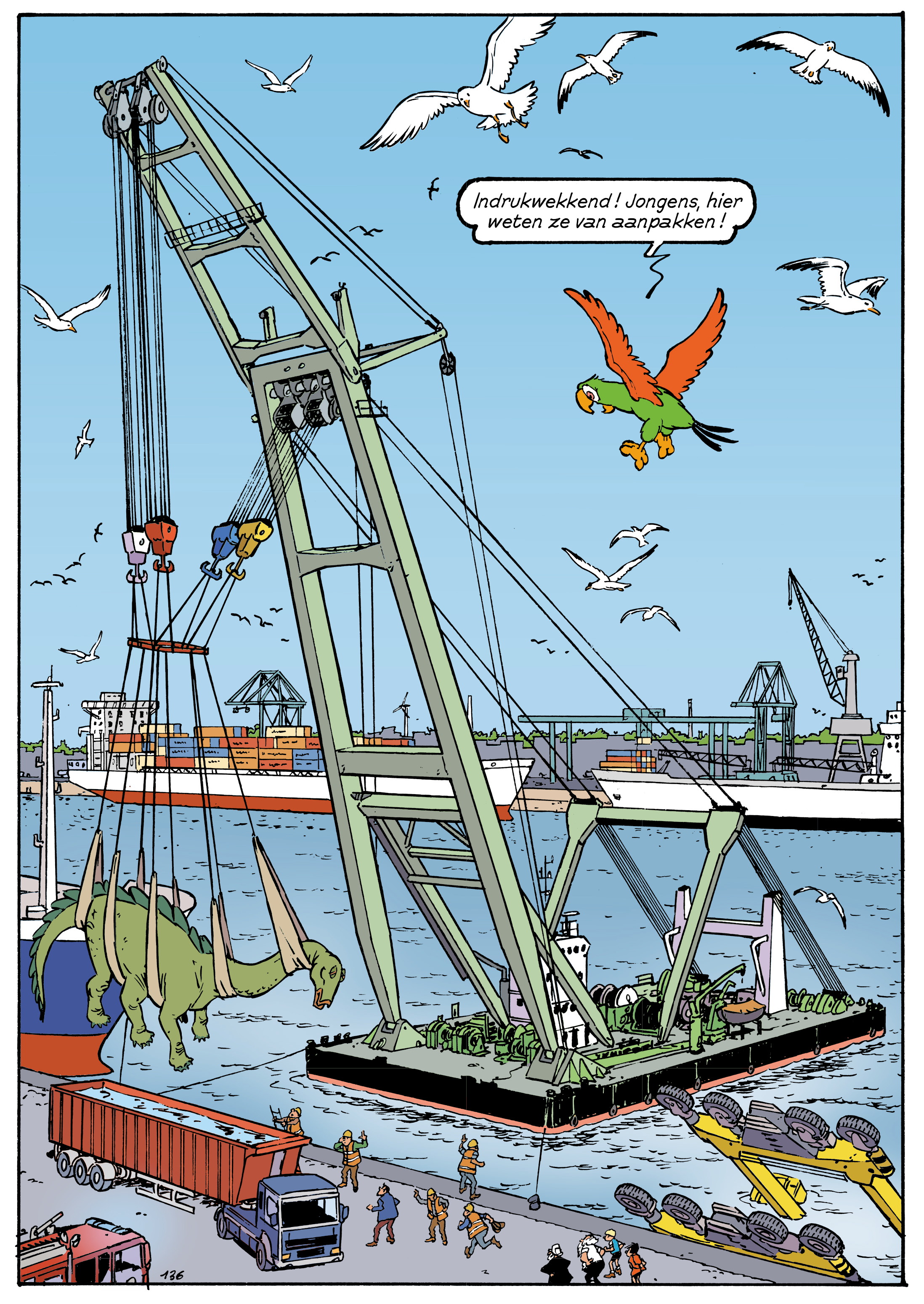 Beeld 'De Scheldehelden' - copyright Standaard Uitgeverij