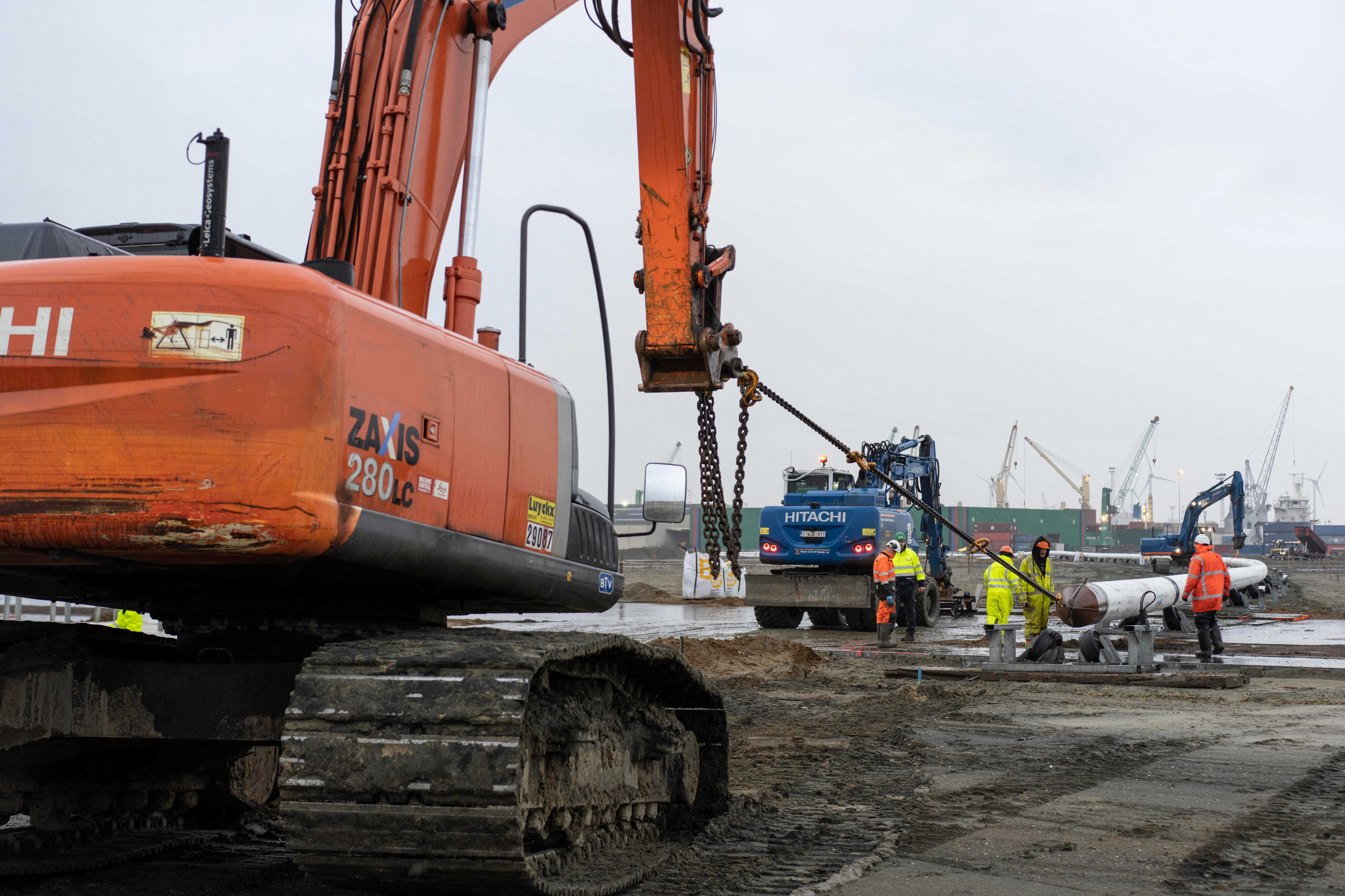 Début des travaux sur le réseau de chaleur Anvers Nord
