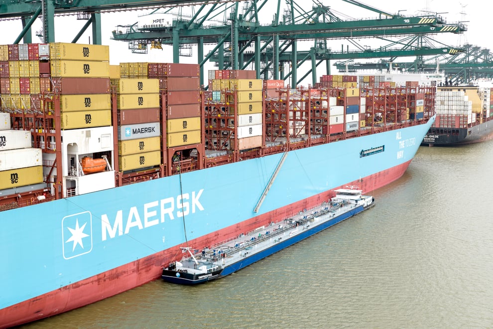 20240403_Eerste methanolbunkering met diepzeeschip Ane Maersk in Port of Antwerp-Bruges_DE
