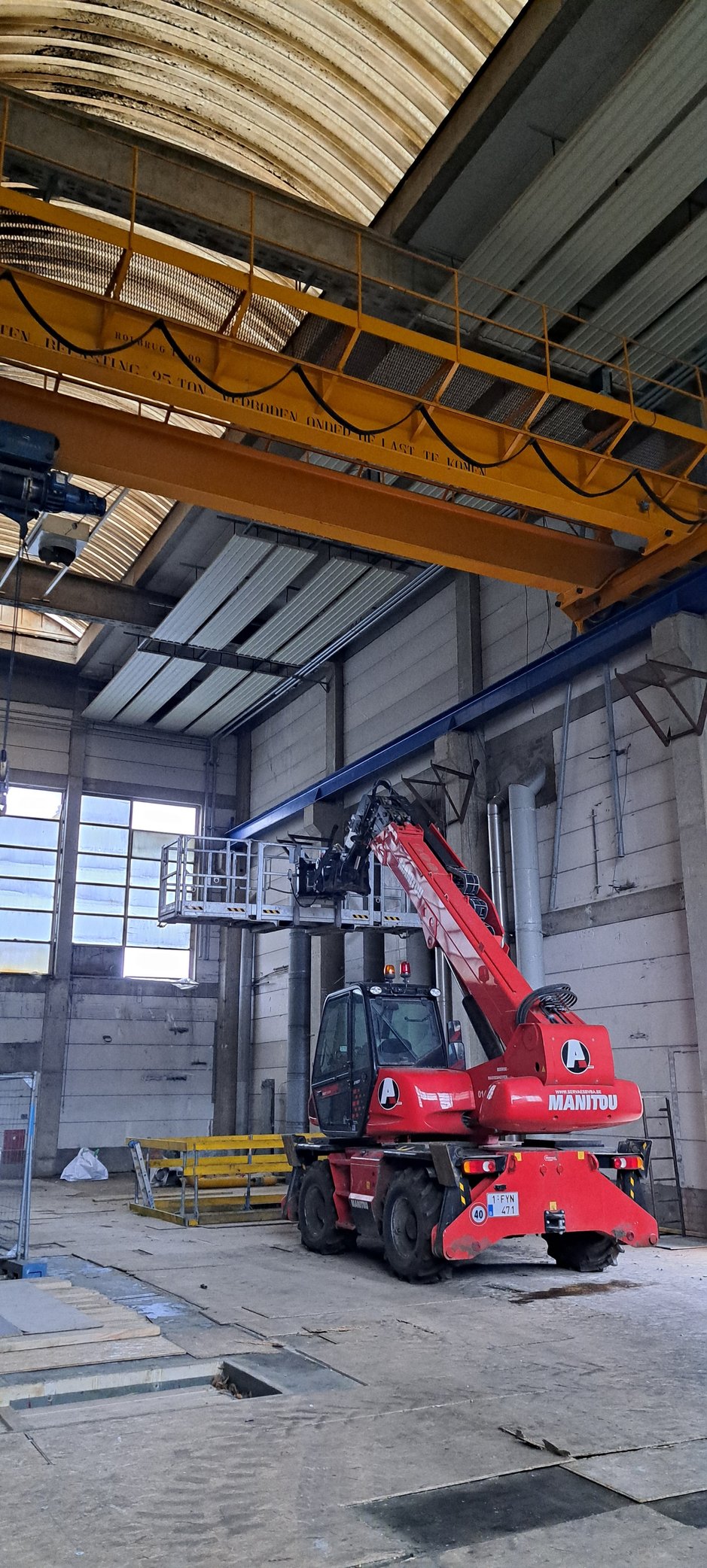 Ontmanteling propellerwerkplaats
