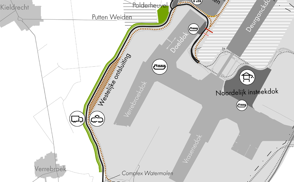 ECA_Westelijke_Ontsluiting_Waaslandhaven_plattegrond