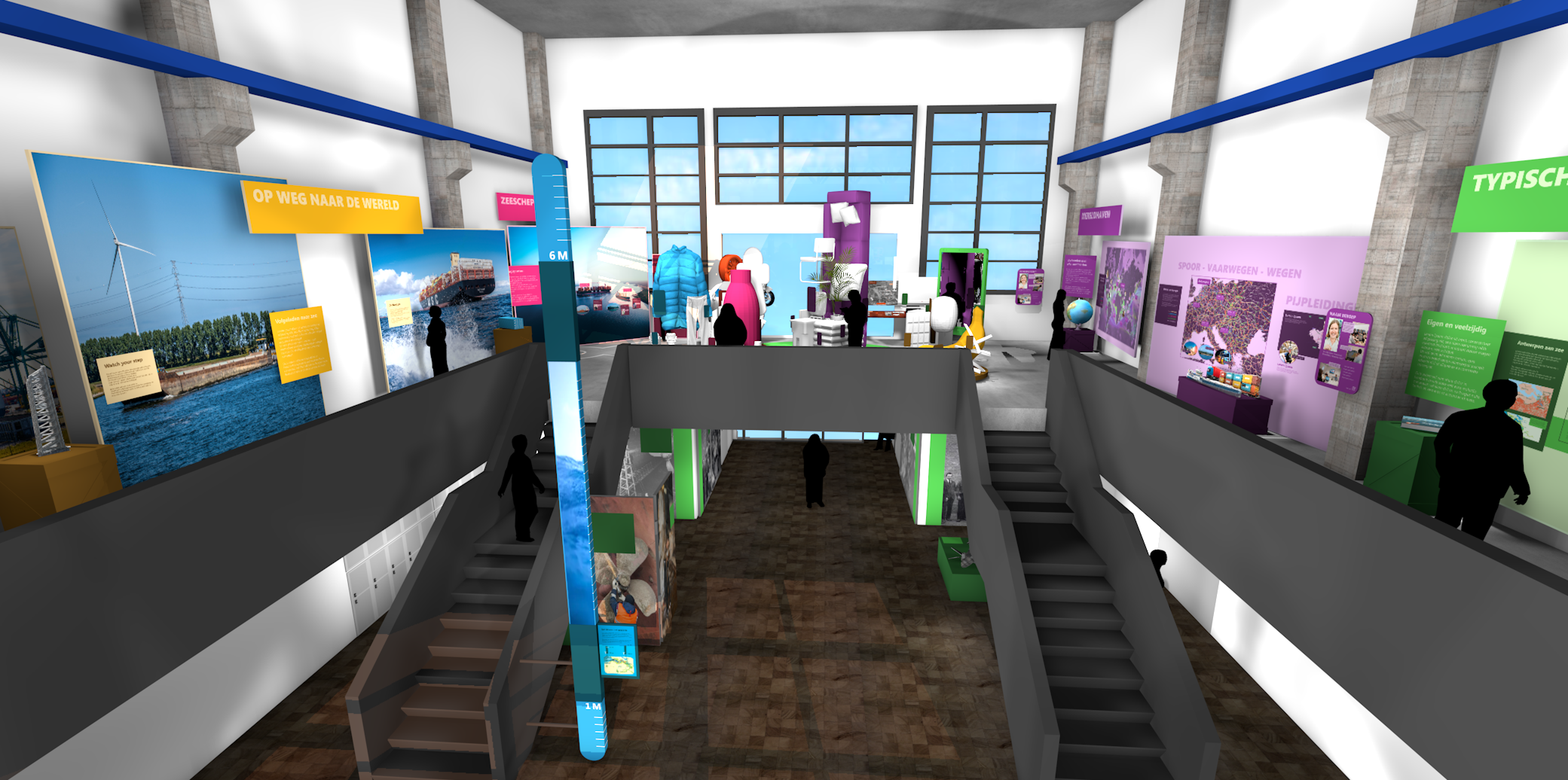 Havenwereld render - Mezzanine